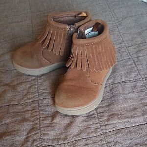 Carter's Tan Fringe Kids Boots